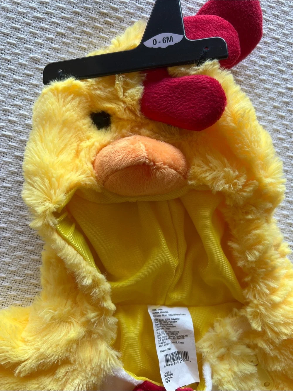 Target Yellow Plush Chick Costume with Hood